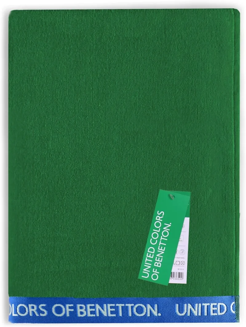 green 420gsm terry cotton beach towel