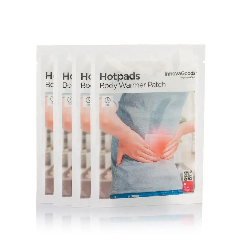 heat patches for body pain relief 4 pack