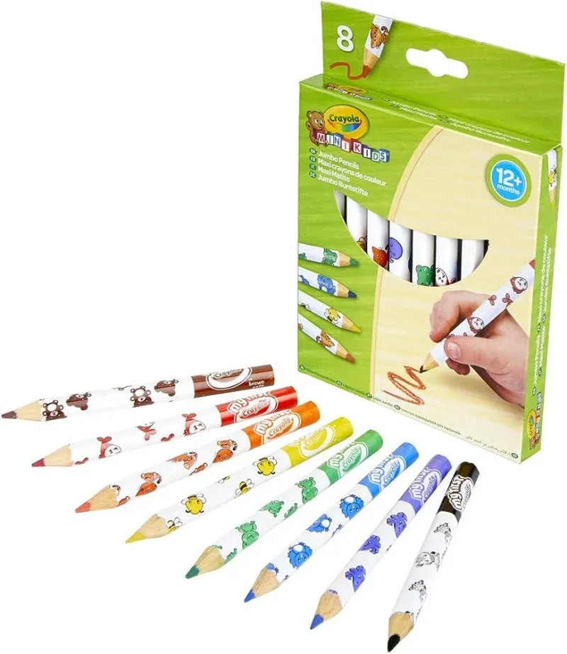 jumbo decorated pencils 8 pack