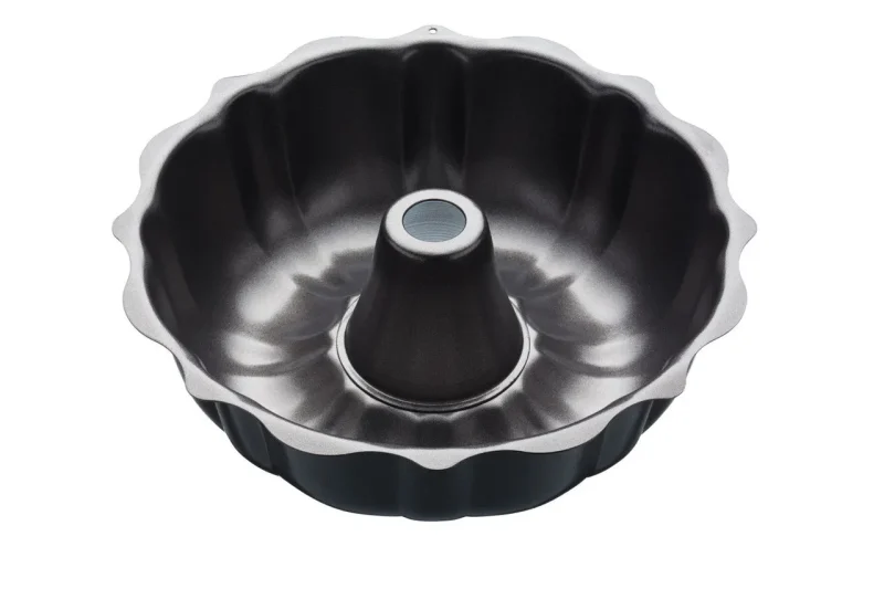 kitchencraft 27cm non stick fluted cake pan masterclass edition