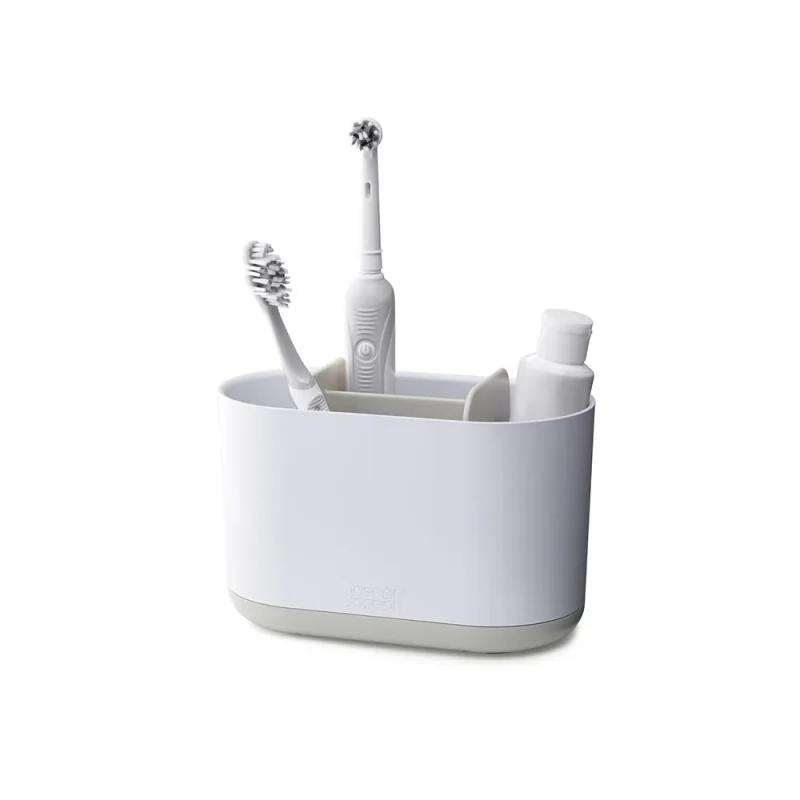 large toothbrush holder space saving caddy