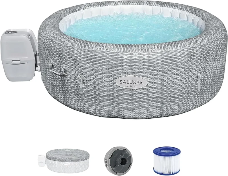 lay z spa honolulu airjet hot tub 4 6 person