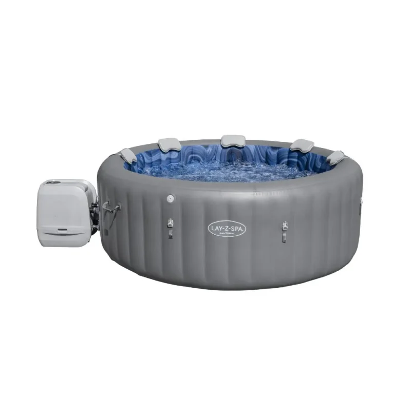 lay z spa santorini hydrojet pro hot tub 6 7 person capacity