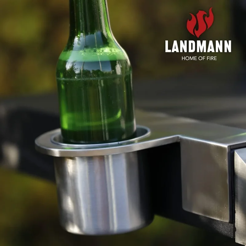 magnetic bbq bottle holder attachment