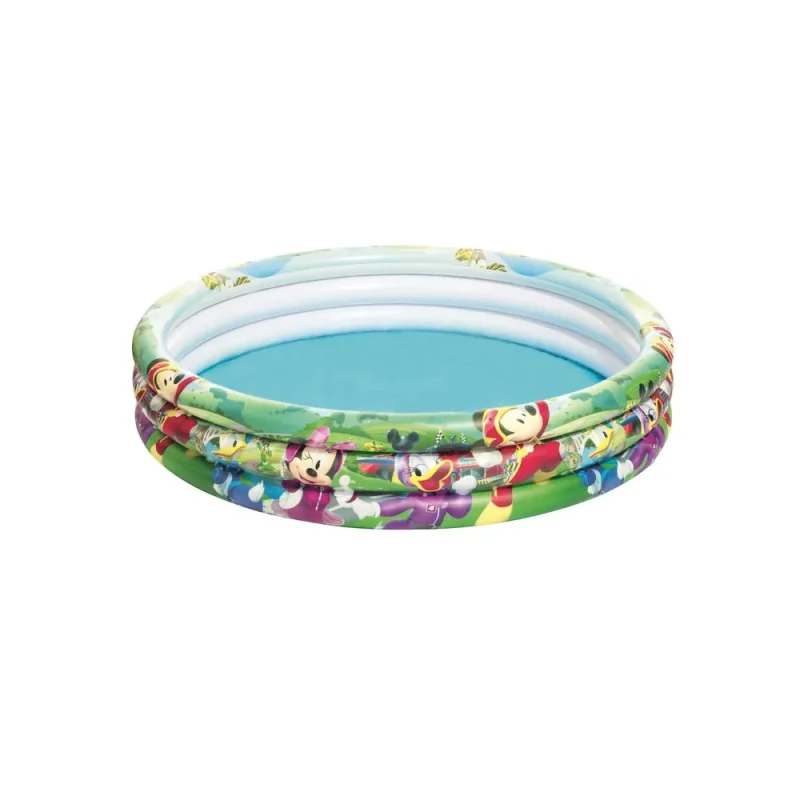 mickey mouse inflatable 3 ring pool