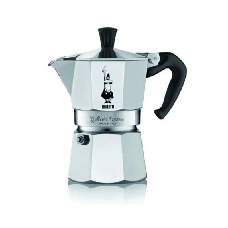 moka express silver espresso maker high quality brewing