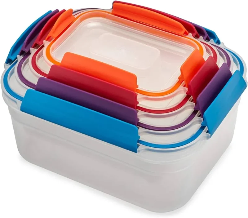 nest lock 4 piece multicolor storage set