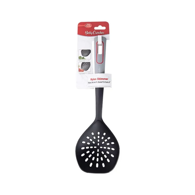 nylon skimmer with tpr handle durable kitchen tool