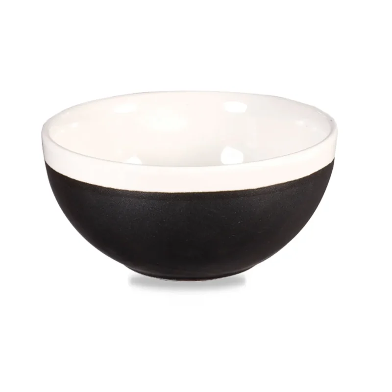 onyx black bowl premium ceramic dinnerware