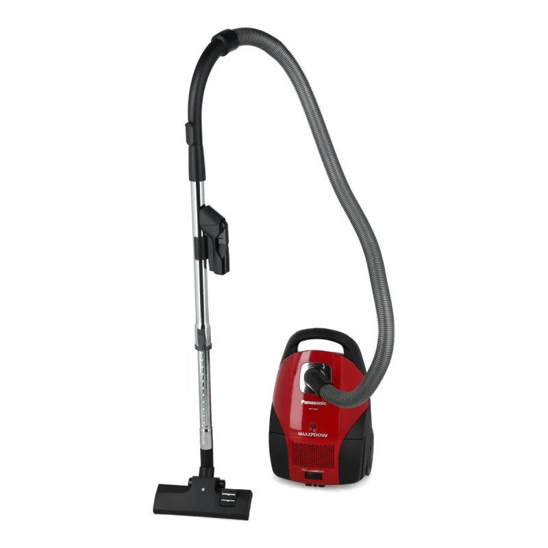 panasonic 1700w red bagless canister vacuum cleaner