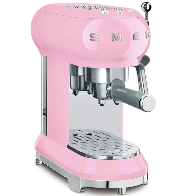 pink 50s vintage espresso coffee maker manual espresso machine