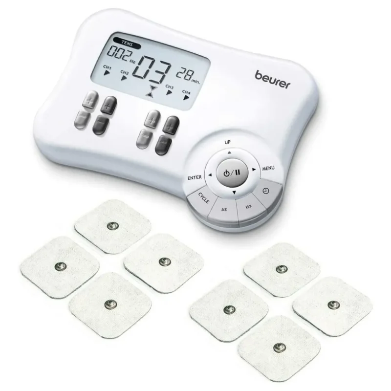 portable 3 in 1 tens ems digital pain relief device