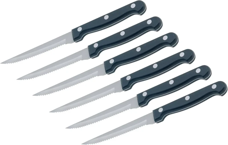 premium 6 piece steak knife set high quality cutlery