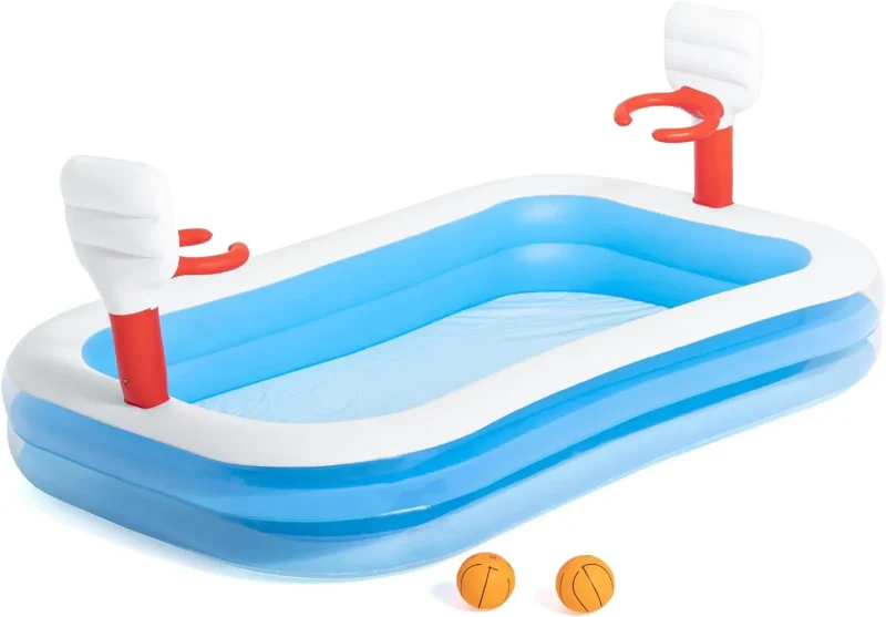 premium basketball pool play set