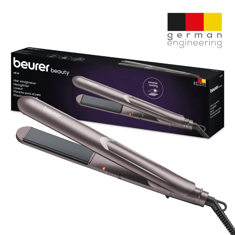 quick heat ceramic flat iron for smooth sleek hair