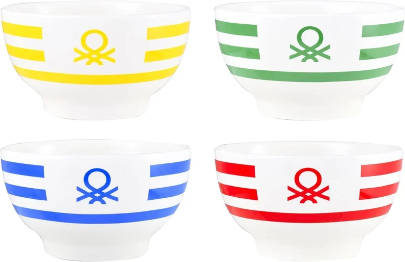 rainbow ceramic bowl set 2 piece