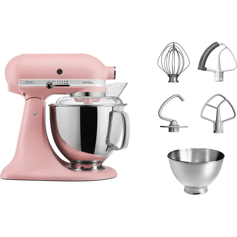 rose artisan stand mixer 4 8l with pouring shield extra bowl