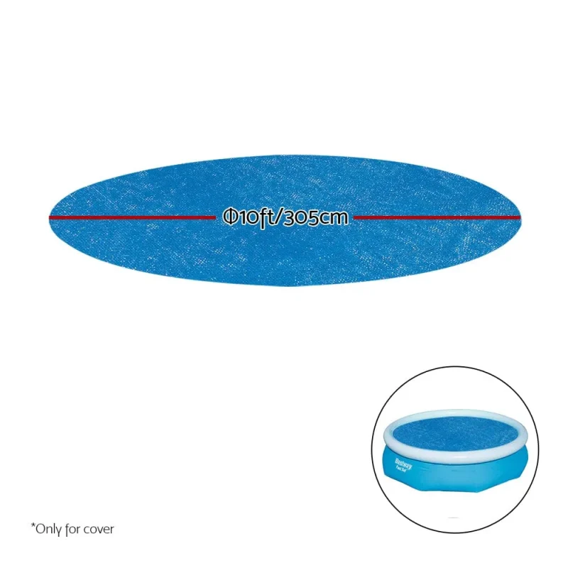 round solar pool cover energy efficient heat boost