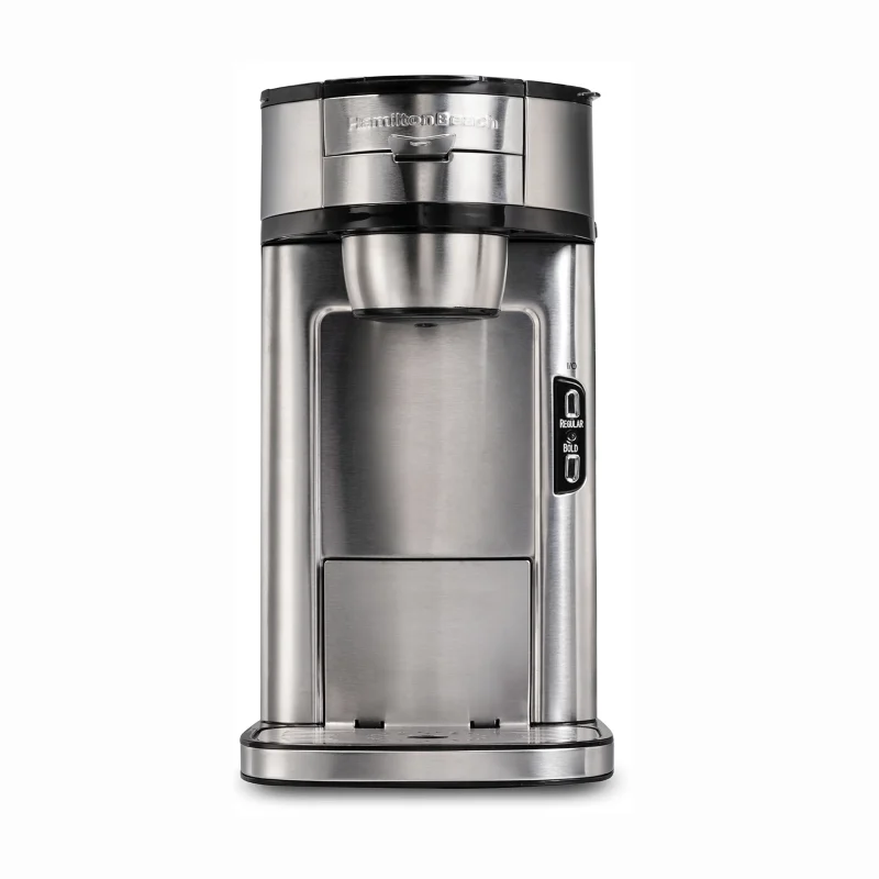 scoop single serve coffee maker stainless steel