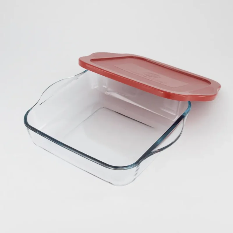 sealable ceramic baking dish set with lid easy clean oven safe