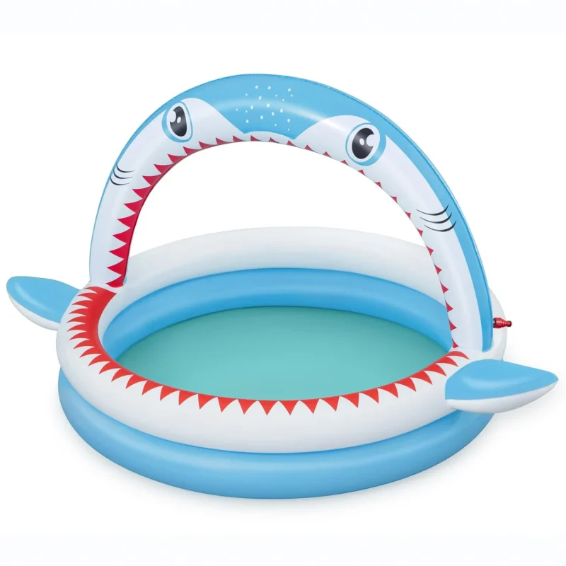 sharktastic 163x127x92cm splash pool for kids