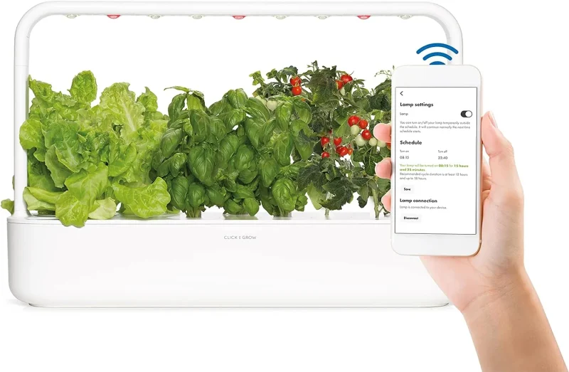 smart garden 9 pro white app controlled indoor garden