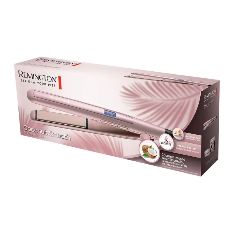 smooth coconut straightener premium ceramic hair styler