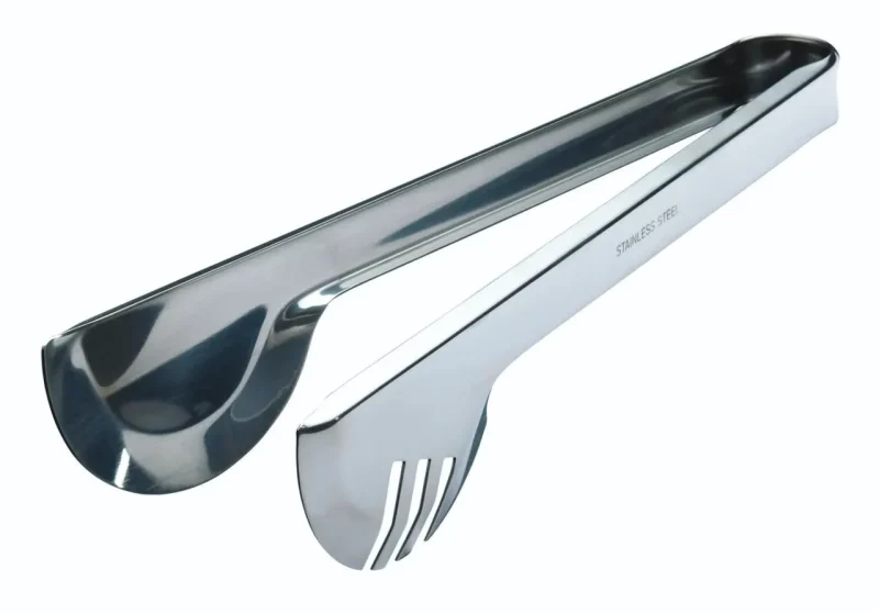 stainless steel 24cm serving tongs premium kitchencraft