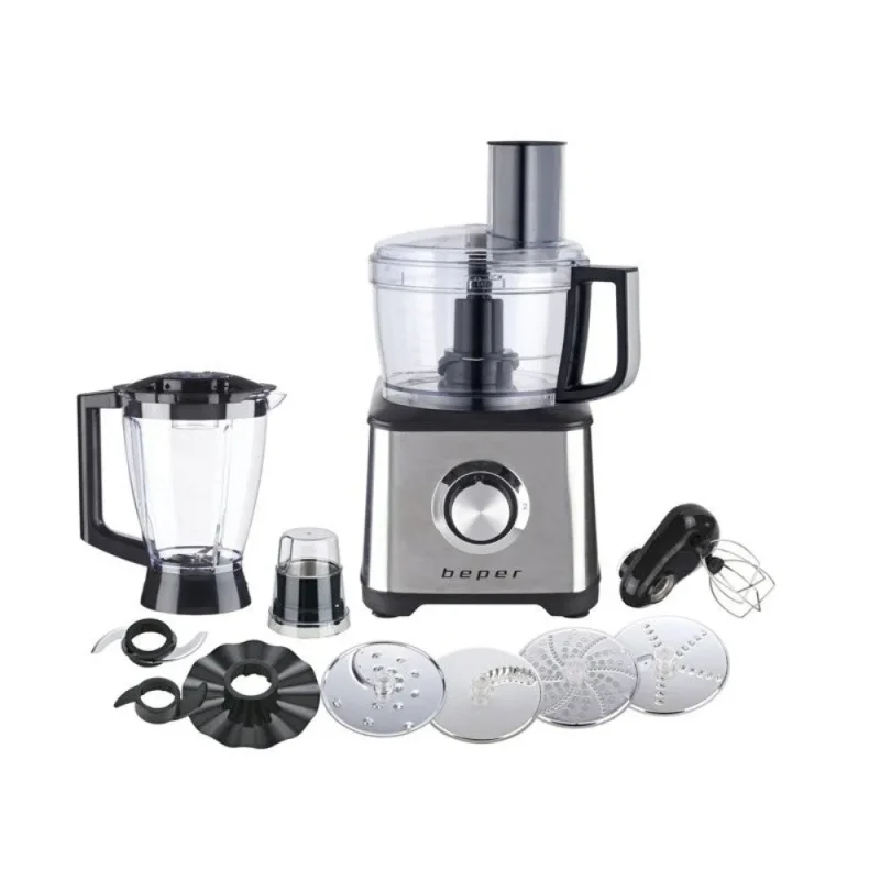 stainless steel food processor with abs body high performance kitchen tool