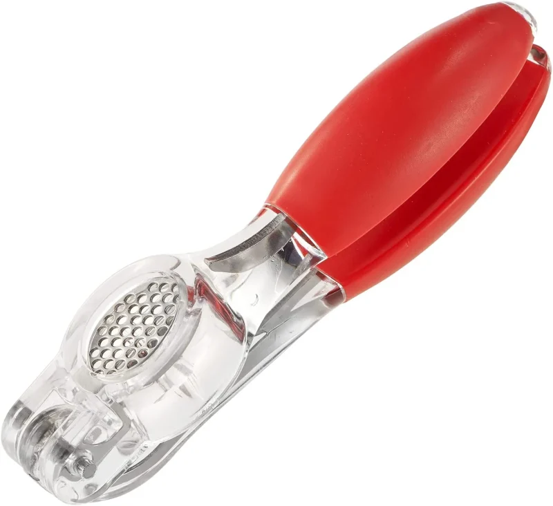 stainless steel garlic press effortless mincing dishwasher safe