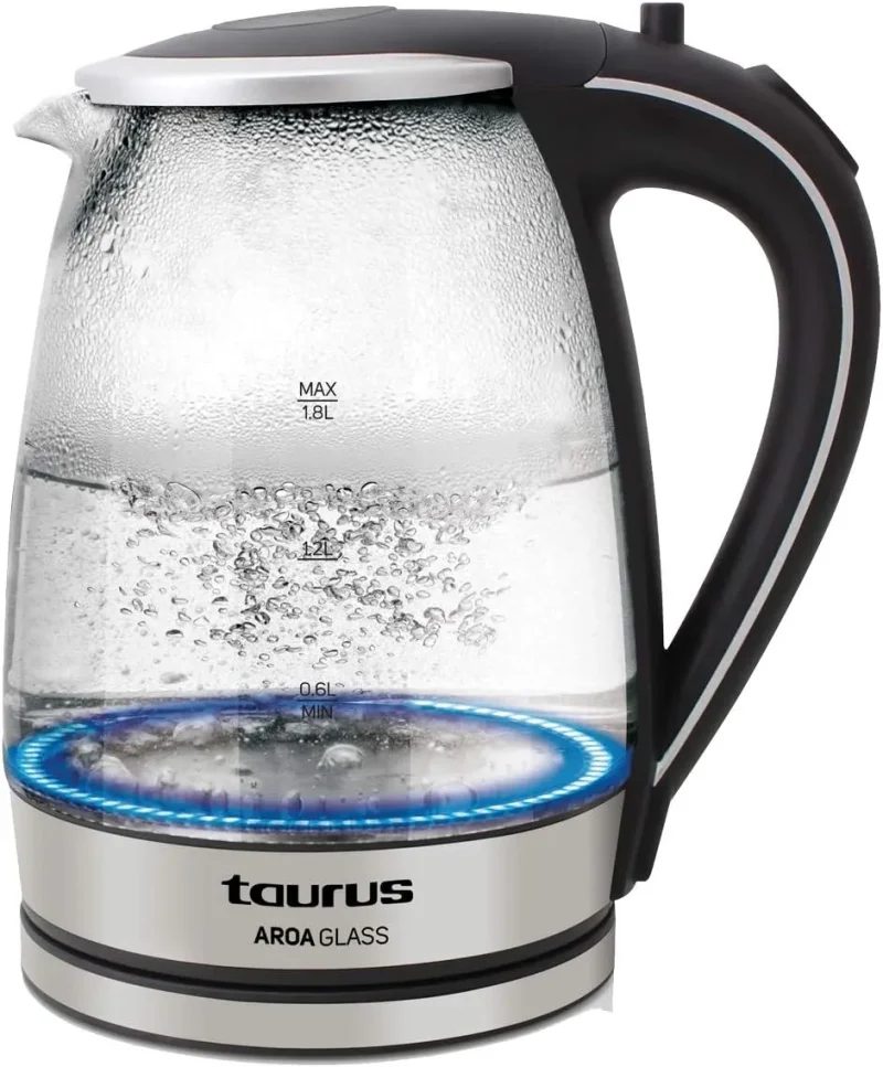 stainless steel glass kettle aroa premium model