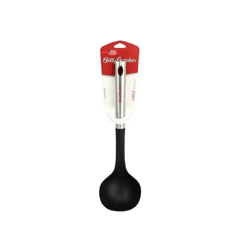 stainless steel nylon ladle durable kitchen utensil