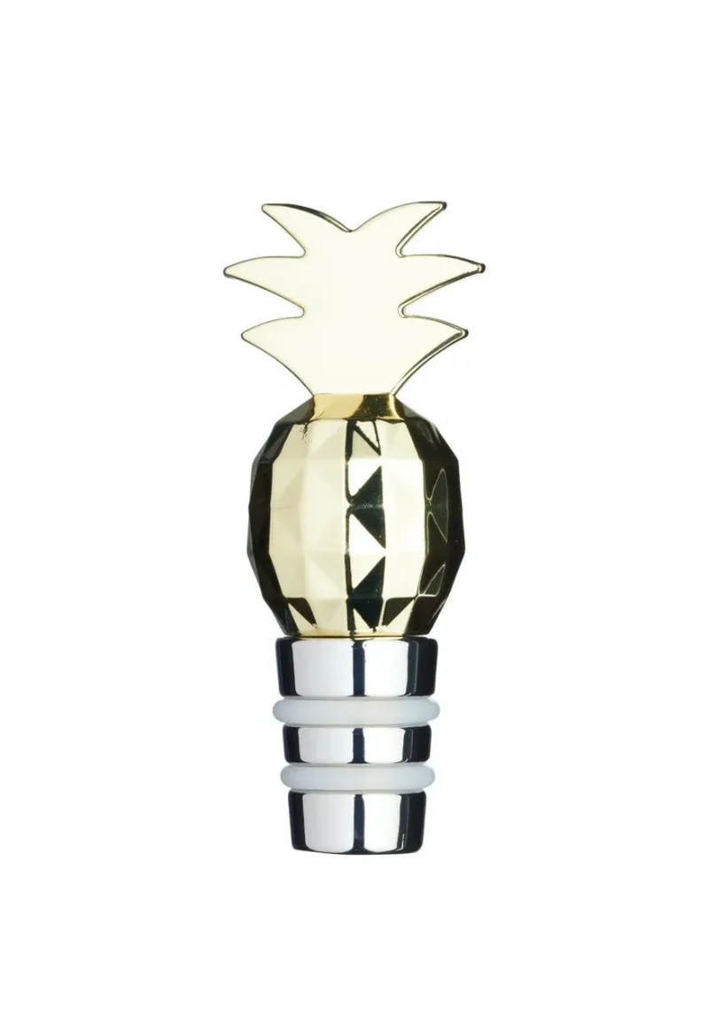 stainless steel pineapple bottle stopper kitchencraft barcraft