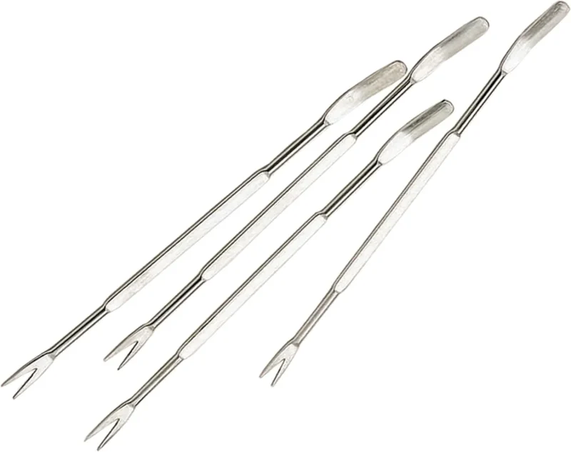 stainless steel seafood forks set 4 piece