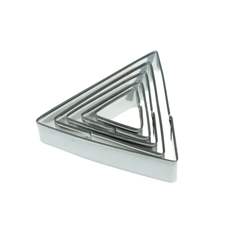 stainless steel triangle cake stand