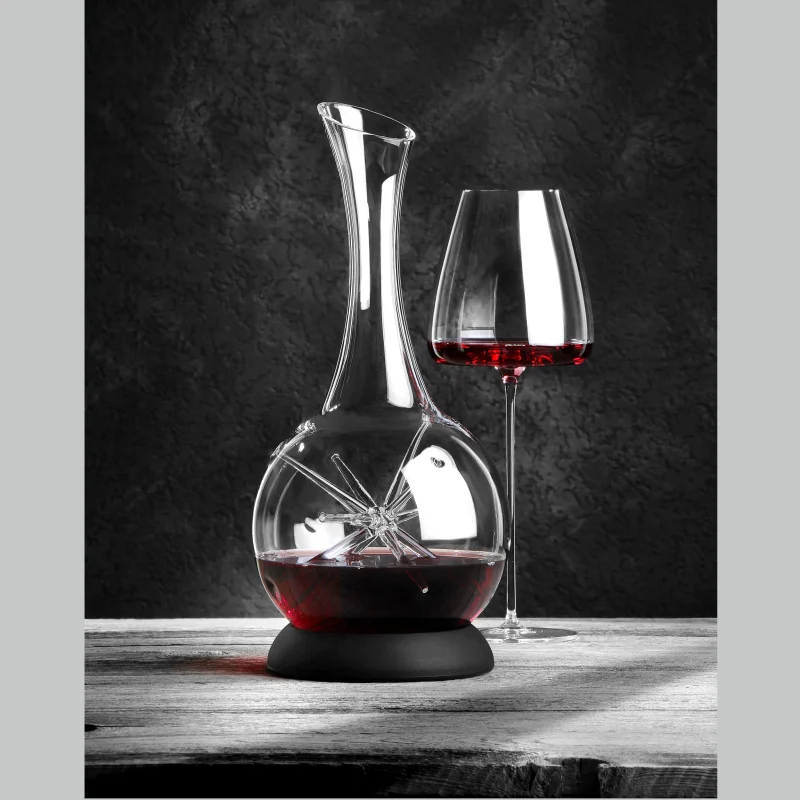 star shaped 700ml decanter elegant carafe scaled