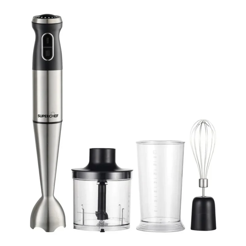 superchef 800w hand blender set professional quality