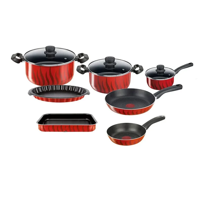 tempo flame 10 piece non stick cookware set