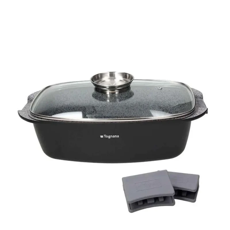 titanium roaster pan 32x20cm ambiziosa high quality cookware