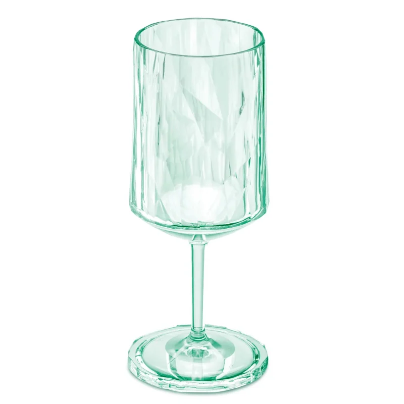 transparent jade polycarbonate wine superglas