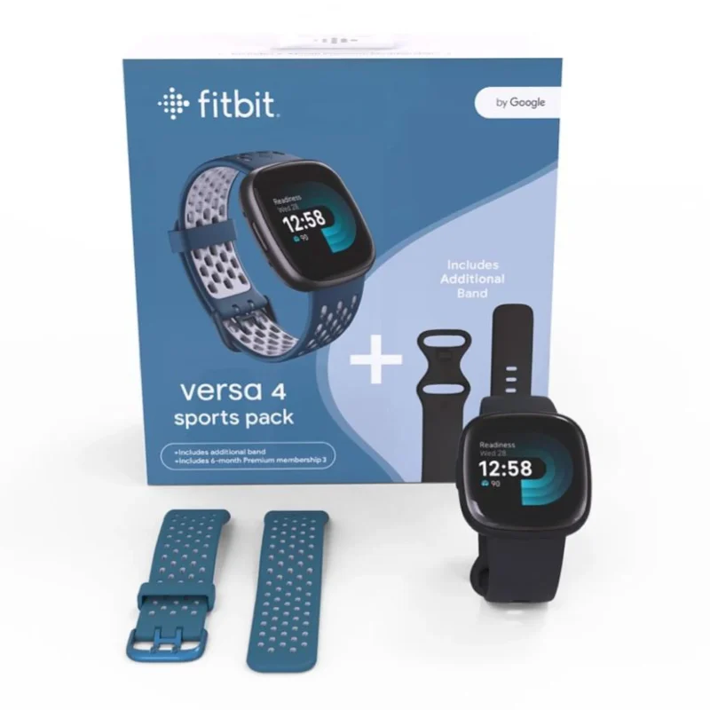 versa 4 smartwatch bundle with extra band