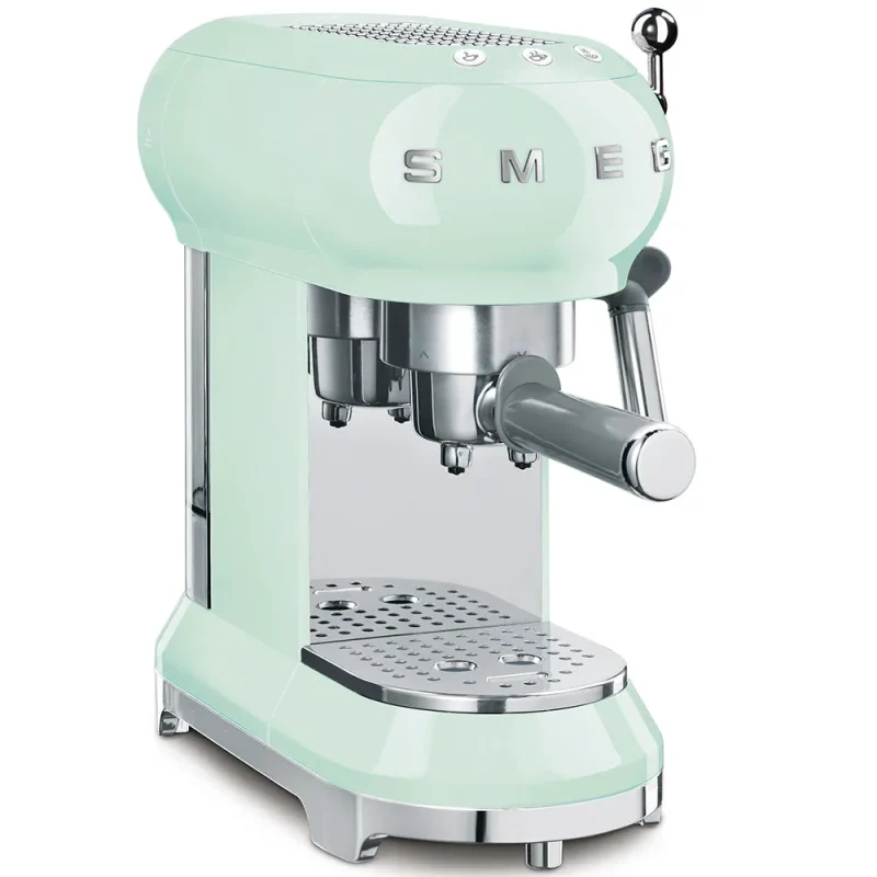 vintage 50 s style pastel green espresso machine