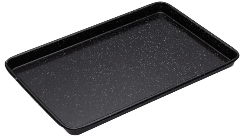 vitreous enamel baking tray 39x27cm kitchencraft masterclass