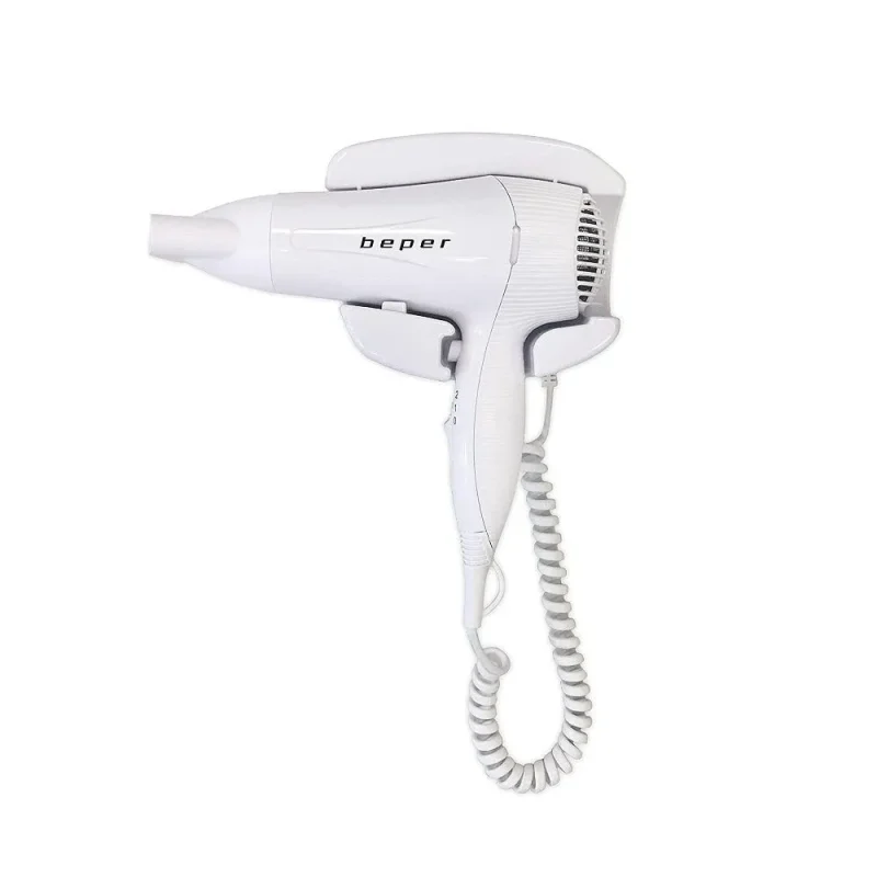 wall mounted hair dryer holder space saving solution